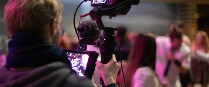 a person using a camera