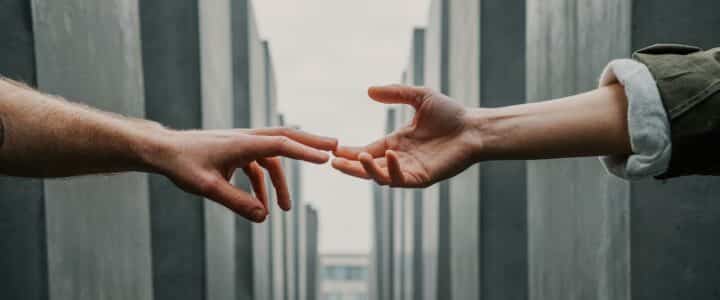 two hands