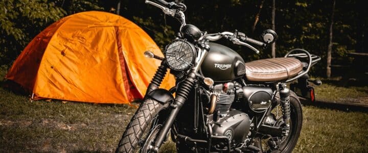 camping à moto